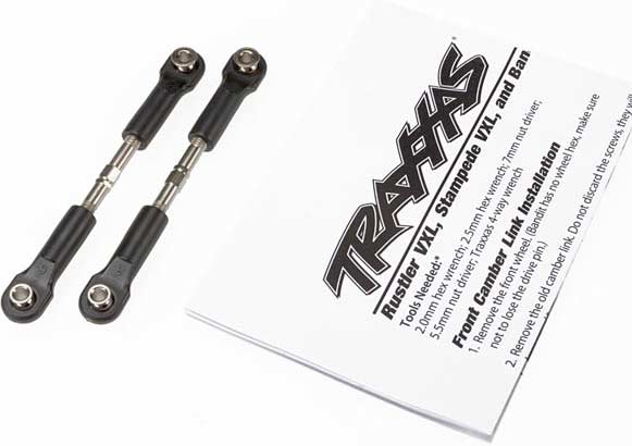 Turnbuckles, camber link, 36mm (56mm center to center) (rear) (assembled with rod ends and hollow balls) (1 left, 1 right)